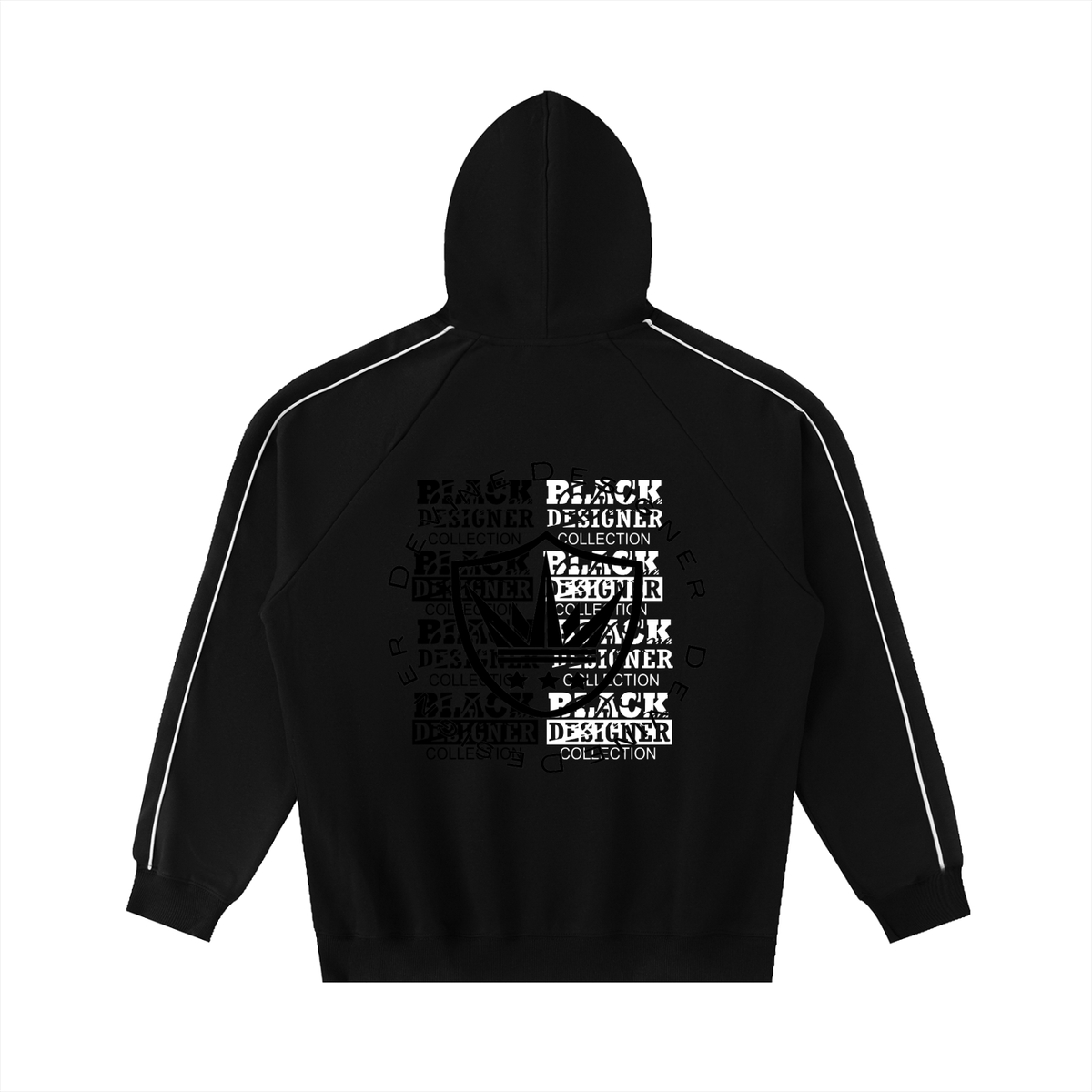 DEVINE - Contrast Piping Raglan Hoodie