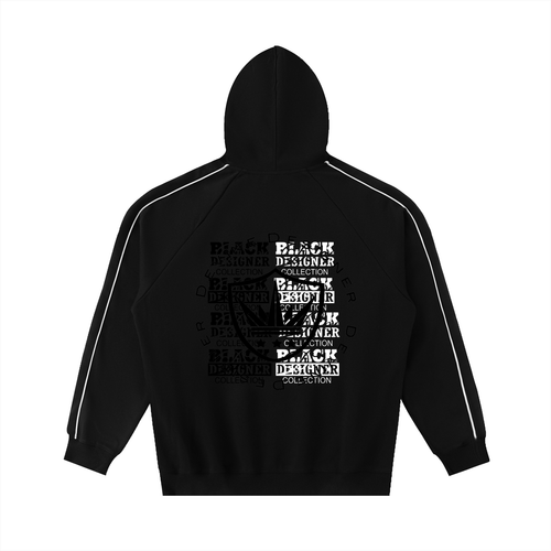 DEVINE - Contrast Piping Raglan Hoodie