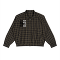 Unisex Plaid Full-Zip Track Jacket