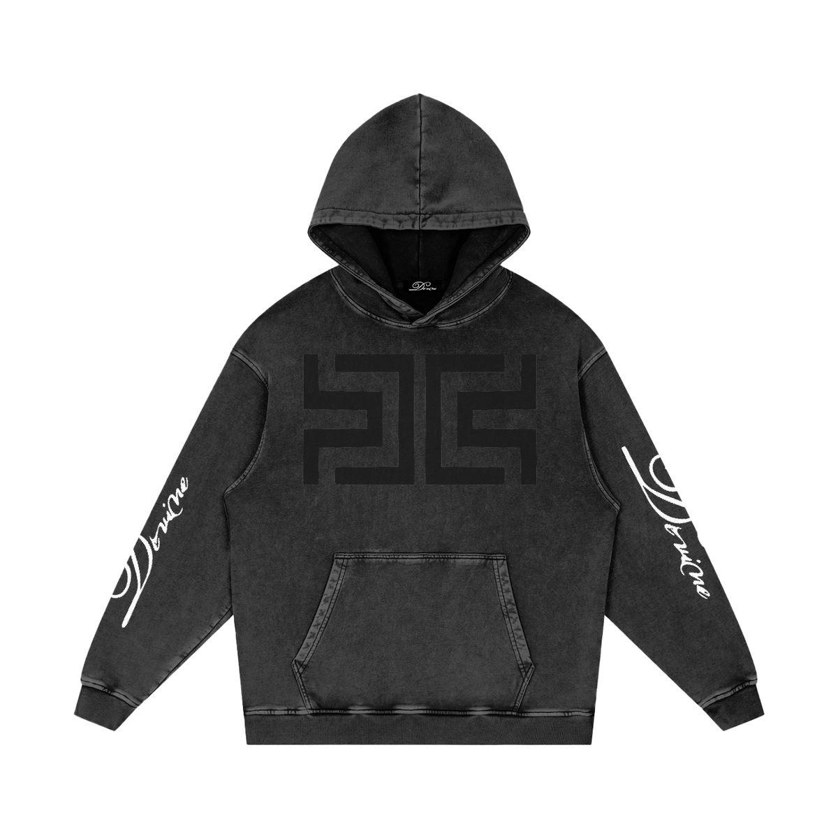 DEVINE Snow Washed Loose Cotton Hoodie