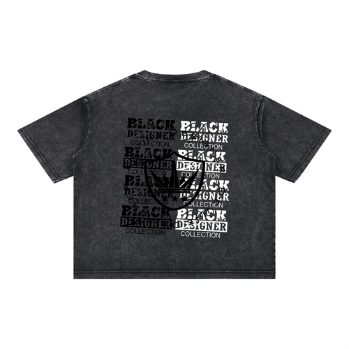 DEVINE - Mineral Wash Boxy Cotton T-Shirt