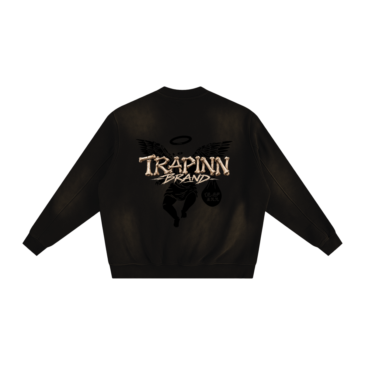 TRAPINN - #BIGBEN xTrap Angel Sunfade Fleeced Sweatshirt