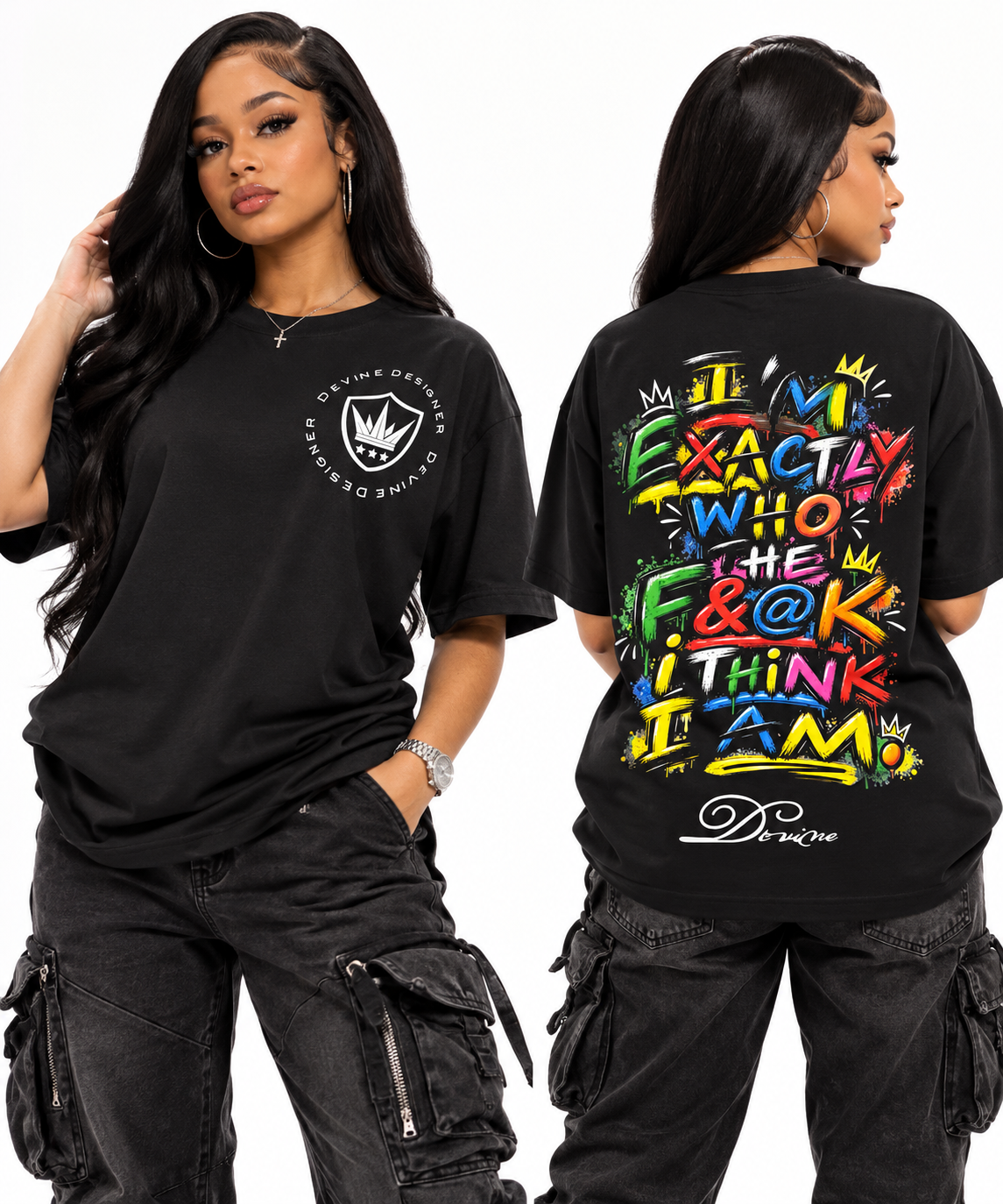 DEVINE - I’AM T Shirt         .