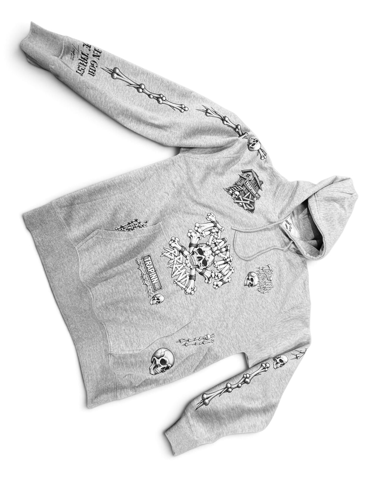 TRAPINN - Skull and Bones on Trapinn Ave Hoodie