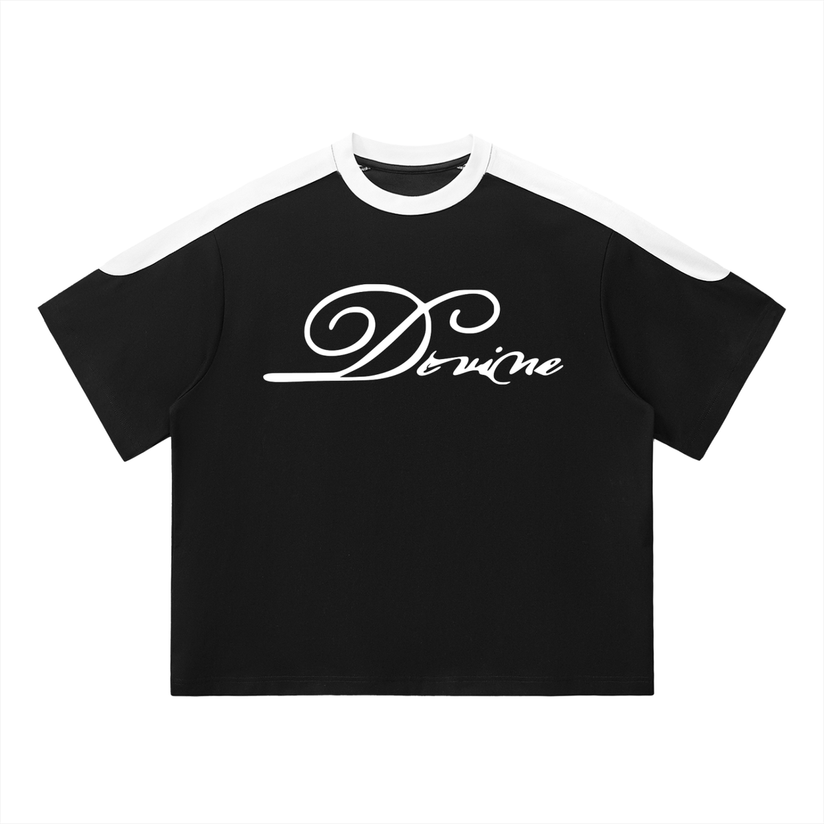 DEVINE - Unisex Color Block Oversized T-Shirt