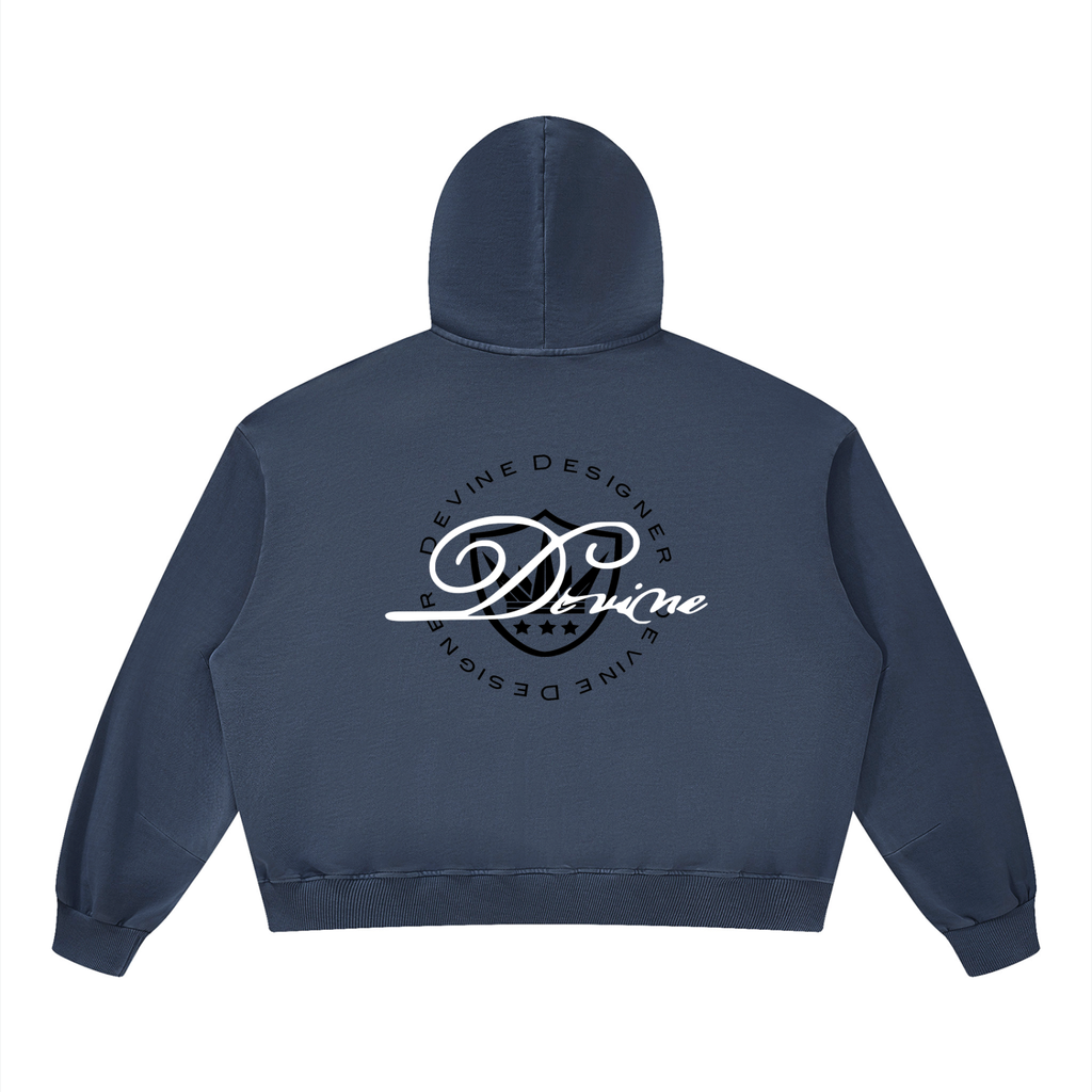 Unisex Boxy Vintage Washed Hoodie