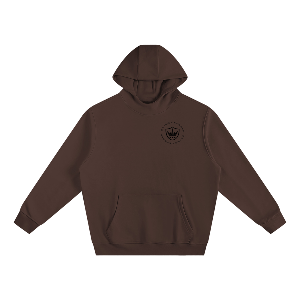 Fleeced High Neck Hoodie