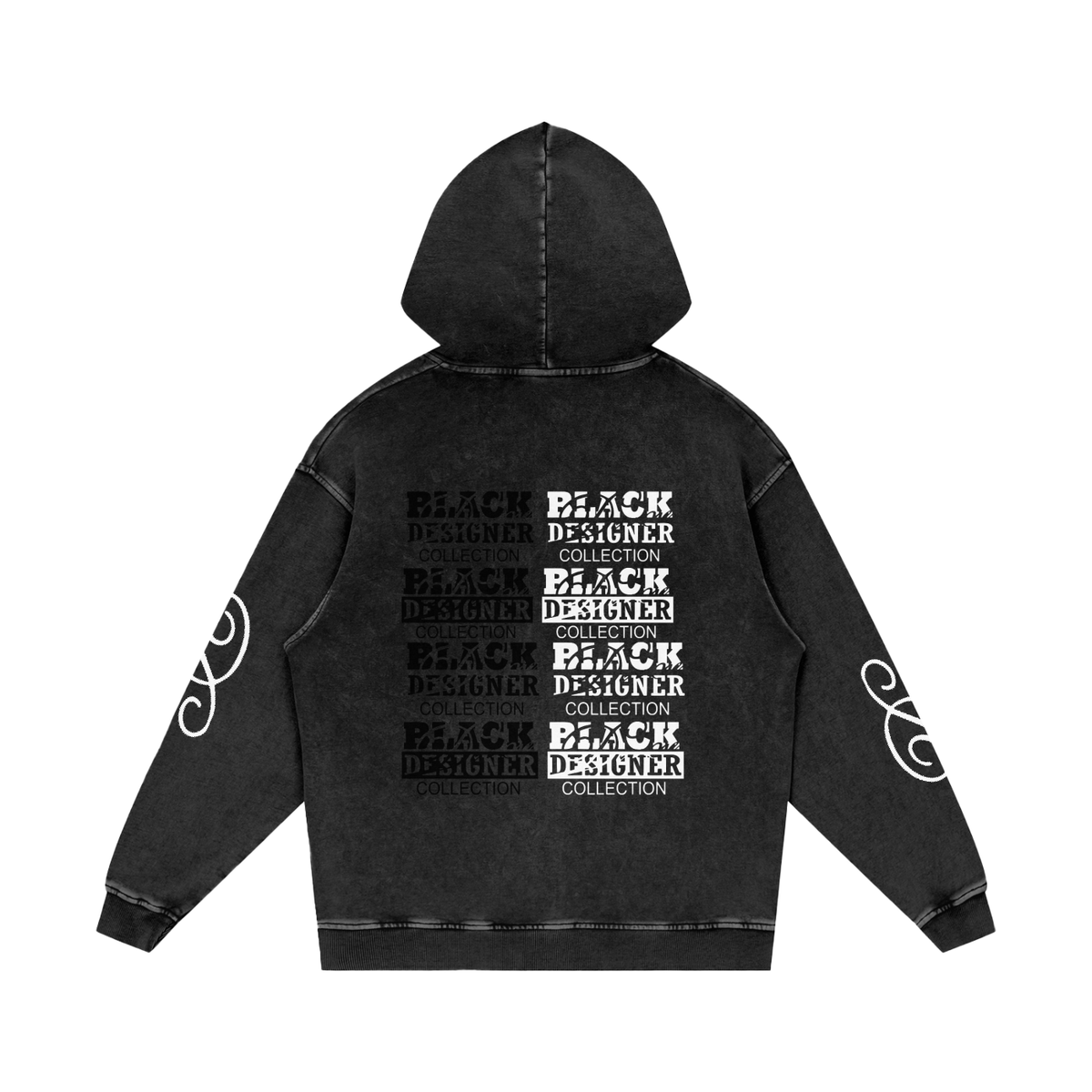 DEVINE Snow Washed Loose Cotton Hoodie