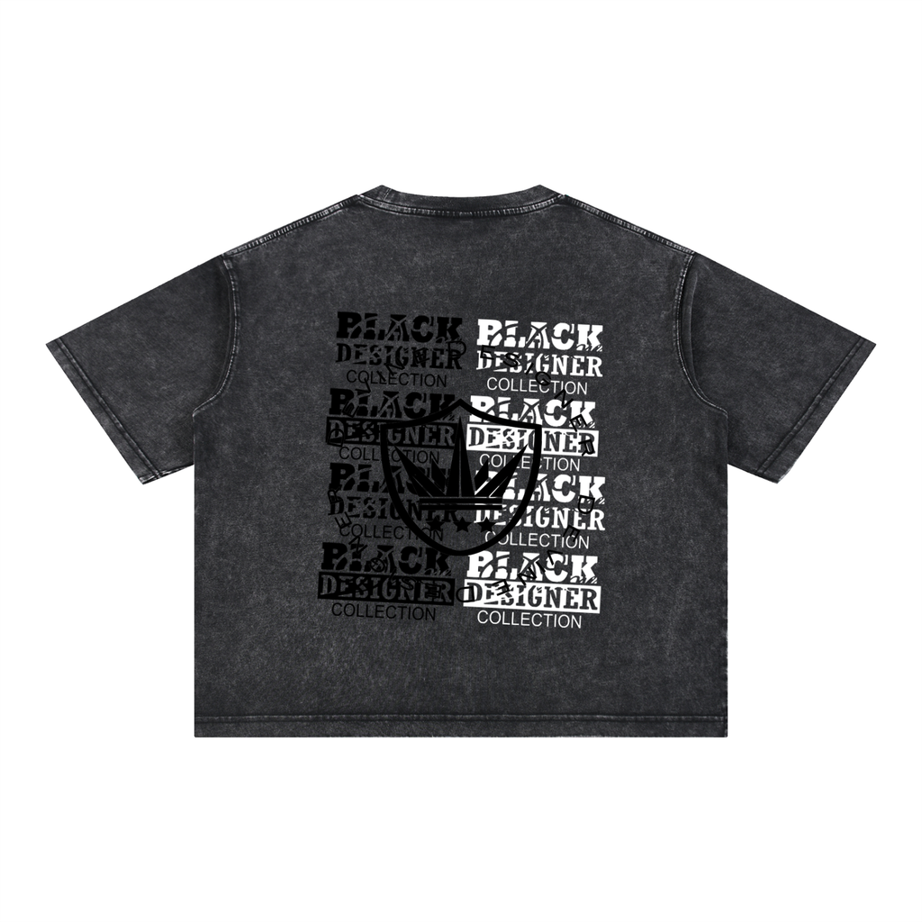 Mineral Wash Boxy Cotton T-Shirt