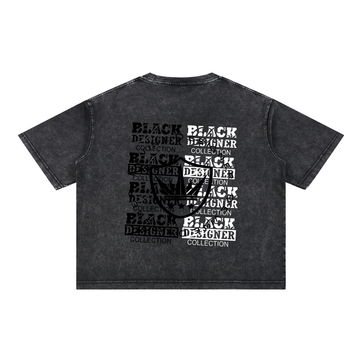 Mineral Wash Boxy Cotton T-Shirt